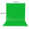 HEMMOTOP Green Screen Backdrop, 5x6.5 ft Photography Chroma Key Greenscreen