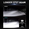 Bricologht Round 7 inch Front Bumper Spot LED Work Light