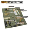 Tactical Molle Car Sun Visor Organizer, Large Molle Visor Panel
