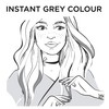 L'Oreal Colorista Hair Makeup Silver Grey Brunette Temporary Hair Colour