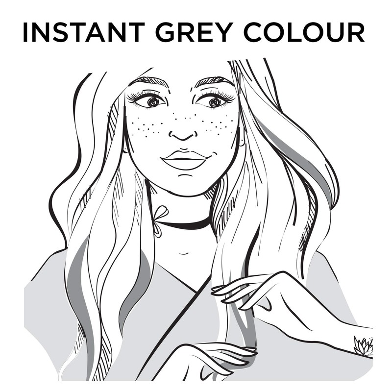 L'Oreal Colorista Hair Makeup Silver Grey Brunette Temporary Hair Colour