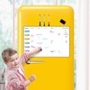 POPRUN Magnetic Family Planner Weekly Planner Magnetic Board Fridge Wipe