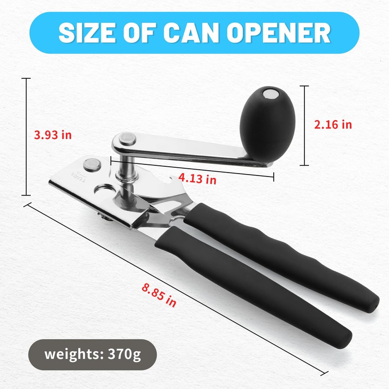 Ununpentium Smooth Edge Safety Cutter Manual Can Opener with Commercial