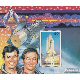 Djibouti block46a (complete.issue.) unmounted mint/never hinged ** MNH 1981 Space Shuttle (Stamps for collectors) Space