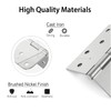 HOSOM 3 Pack Brushed Nickel Exterior Door Hinges 4 Inch,