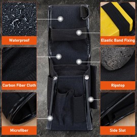 Yardmaris Felling Wedge Belt Pouch, Adjustable for Various Belts, Tree Felling Bucking Wedge Pouch Bag for Tree Cutting