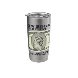 Easter Egg Hunt Prices Funny Chicken Dollar Money Eggs Stainless Steel Insulated Tumbler