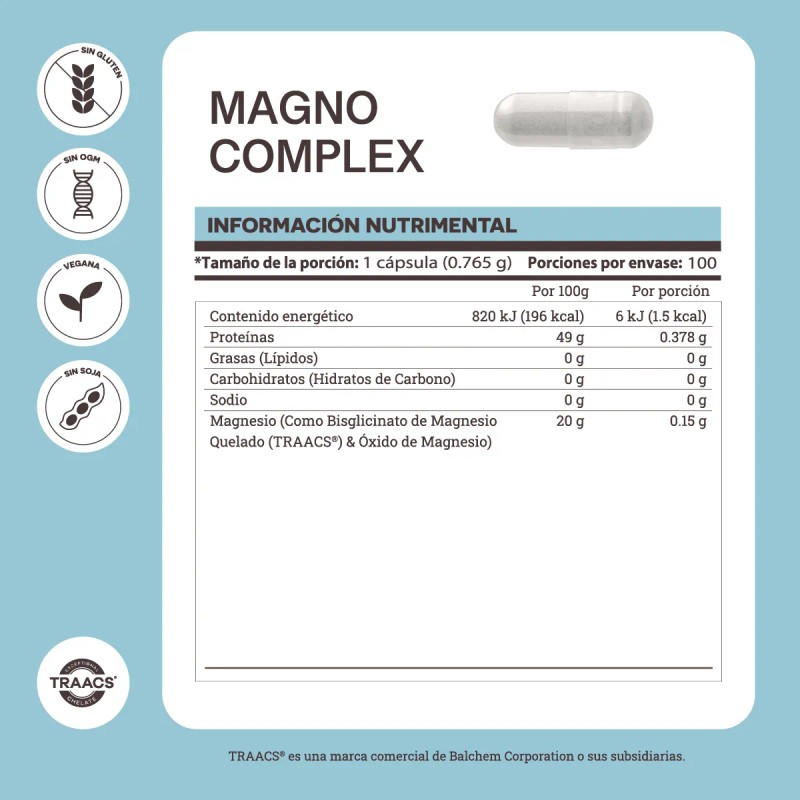 Matter Smart Magno Complex Bisglicinato Magnesio Quela