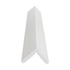 Outwater White 3" X 3" Styrene Angle with Adhesive on