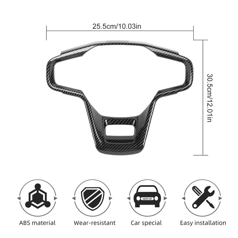 Linskip Steering Wheel Trim Fit for Ford Bronco 2021-2025, Steering