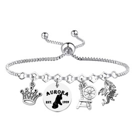 Lywjyb Birdgot Movie Inspired Bracelet Princess Lover jewelry for Girl Mother Women (AU 1959 br CA)