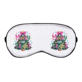 Azeeda 'Christmas Tree Merry and Bright ' Sleep/Travel Eye Mask (EY00027531)