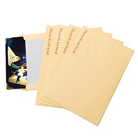 Card Backed Envelopes, Rigid Card Backing, Please Do Not Bend, Printed Front, Thick Secure Peel and Seal (C4 (324 x 229 mm), 10 Envelopes