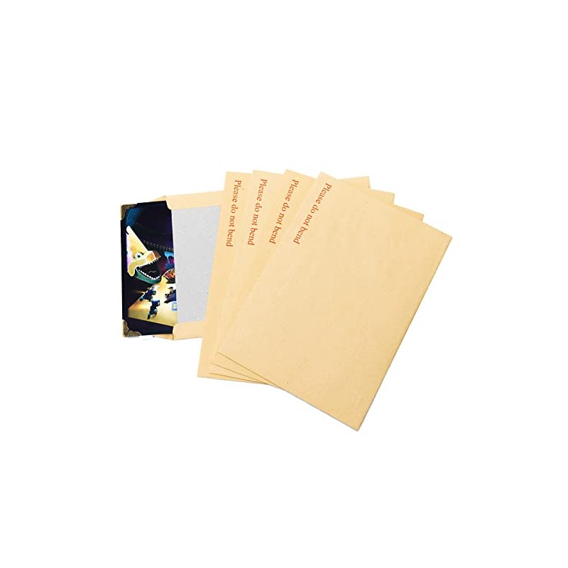 Card Backed Envelopes, Rigid Card Backing, Please Do Not Bend,