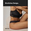 Snocks Lace Bra - Women's Bustier Lace, Without Underwire, Adjustable