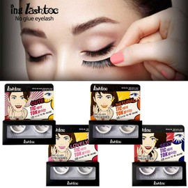 Lash Talk 래쉬톡 접착제 없이 붙이는 노글루 원터치 속눈썹 1세트 [래쉬톡 내추럴걸] Lash Talk No Glue One-Touch Eyelashes Set [Lash Talk Natural Girl]
