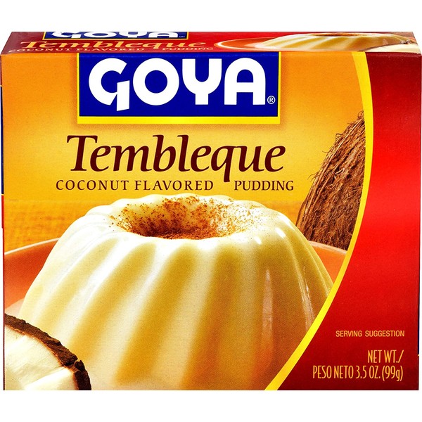 Goya Foods Tembleque Coconut Flavored Pudding, 3.5 Ounce (Pack of 36)
