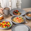 Tikooere Pasta Bowls 26 OZ,Ceramic Salad Serving Bowls Set of