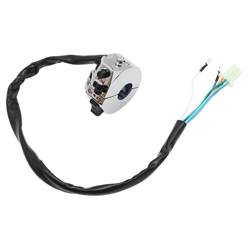 Aynaxcol Motorcycle Function Switch, Turn Signal Horn Headlamp Switches, Motorcycle