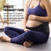 Maternity Support Belt Pregnancy Back Support Belly Band Girdle Black,L