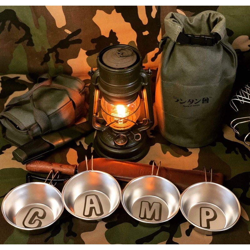 SPLASH FLASH Alphabet Shera Cup Stainless Steel Open Fire Initial