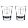MIP Brand Set of 2 Shot Glasses 1.75oz Shot Glass