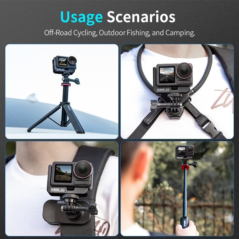 Osmo Action 5 Pro/Action 4/Action 3 Compatible Magnetic Extension Adapter