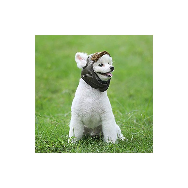 Leconpet Dog Aviator Hat, Dog Winter Pilot Hat with Ear