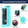 3 Packs Silicone Remote Cover Case Glow in The Dark,