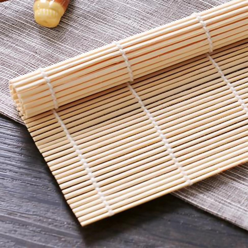 LIYANHU 2 PCS Sushi Mat, Bamboo Sushi Rolling Mat, Sushi
