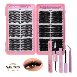 Kit De Pegamento Para Pestañas Individuales Cat Eye 30d 100d