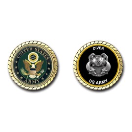 US Army Diver First Class Badge Challenge Coin