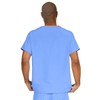 Medline PerforMAX Unisex Reversible Scrub Top, MDL-CC, XXX-Large, Ceil Blue