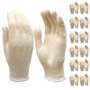 EBLAELEL Safety gloves white cotton bbq heat liners grilling work