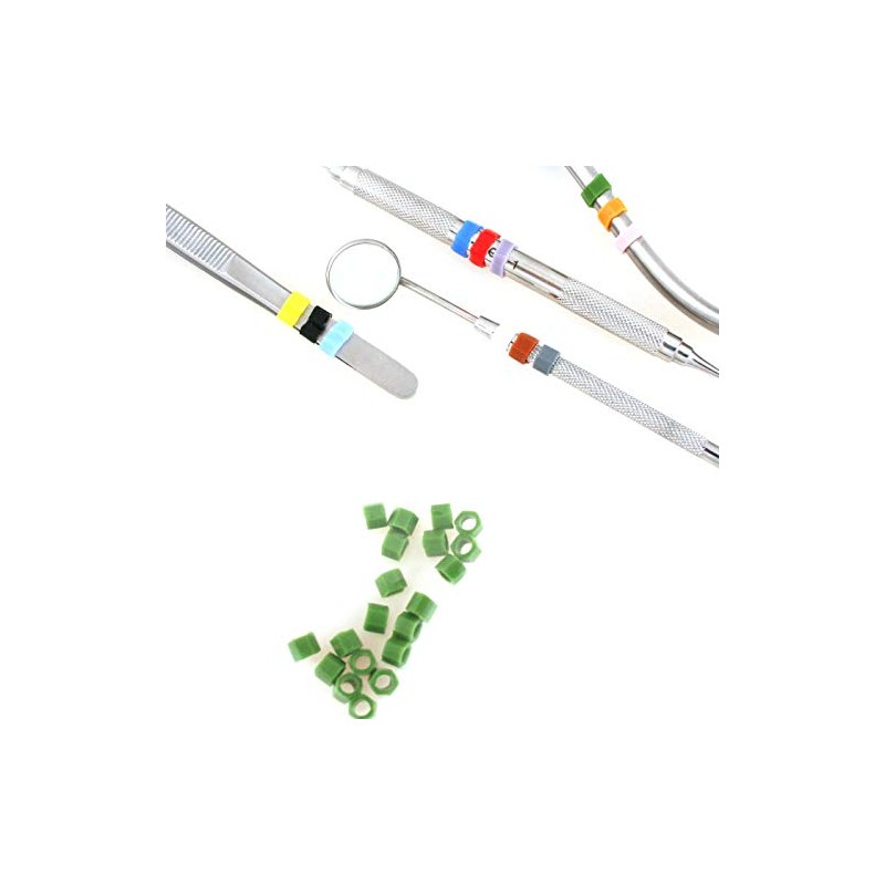 Silicone Color Bands for Instruments Identification Sold in Packs of