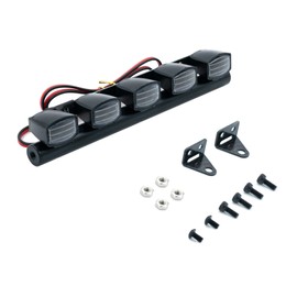 LED Light Roof Lamp Accessories Kit 5 Light Replacement for 1/10 Traxxas TRX-4 Trx4 Axial SCX10 90046 RC4WD D90 KM2