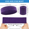 IMAGERIO 6 Pieces Sweatband Set Sports Headband Wristband Set, Moisture