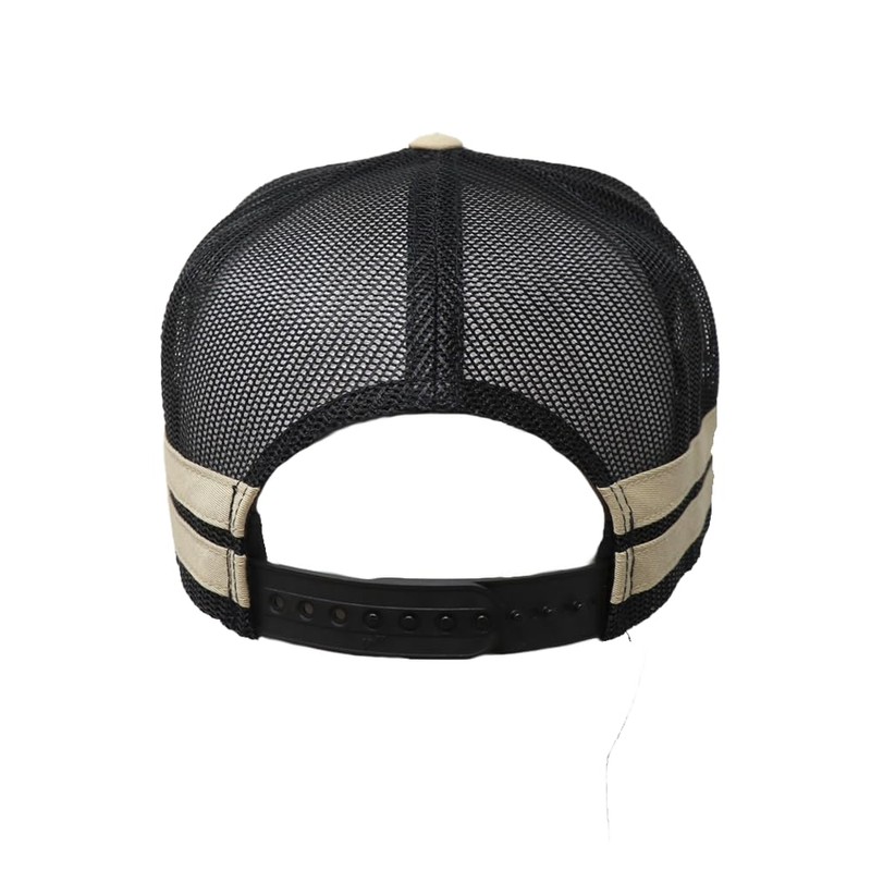Rodeo Time PF Brand Khaki/Black Striped Cap
