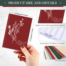 Fuutreo 100 Pcs Christian Gift Notebooks Bible Verse Prayer Journals Religious Inspirational Notebook Scripture Sunday School Mini Pocket Notepad Bible Ballpoint Pen Christian Gifts (Christmas Color)