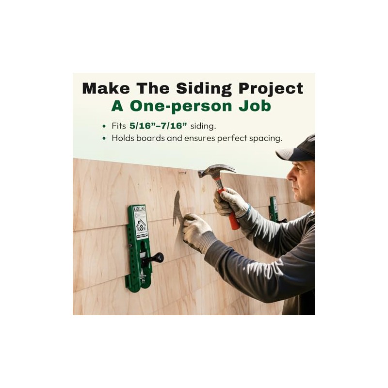 Pro Siding Installation Tools, Siding Gauge Tools, Adjustable Reveal, Heavy-Duty