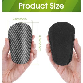 Mini Shinpads, Thick Shock-absorbing Small Shin Pads, Football Shin Guards for Kids, Youth, Boys, Girls, Soccer, Football, Joga (Ultra-lightweight, 2 Pcs)