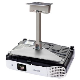 PCMD, LLC. Projector Ceiling Mount Compatible with Epson Home Cinema 660 760HD 1060 2100 2150 with Lateral Shift Coupling (12-Inch Extension)