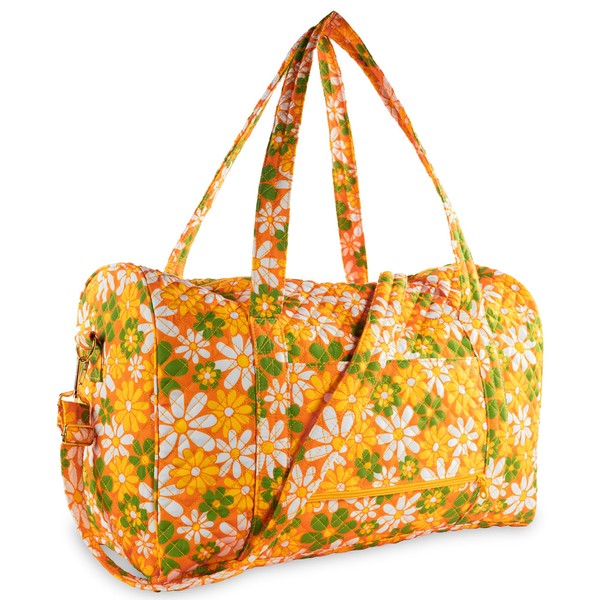 ban.do Quilted Duffel Bag for Women, Large Carry On Travel