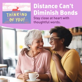 S&O Fun Thinking of You Cards with Envelopes - Colorful Thinking of You Card Pack of 24 Box - Blank Inside Encouragement Cards with Envelopes - Bulk Boxed Greeting Cards Assorted Designs