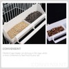 Kisangel Bird Cage Feeder Cup 3pcs - Double Grid Design
