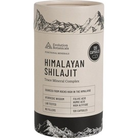 Evolution Botanicals Himalayan Shilajit Trace Mineral Complex Cap X 120