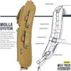 WYNEX Bolsa táctica Molle para accesorios, mochila con correa para