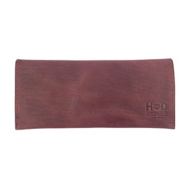 Hide & Drink, Leather Utility Pouch/Wallet/Accessories/Cover/Travel Gear/Hand Bag, Handmade Includes 101 Year Warranty :: Bourbon Brown