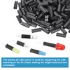 PATIKIL 200 Pcs LED Spacer, 5mm OD 12mm Height Double