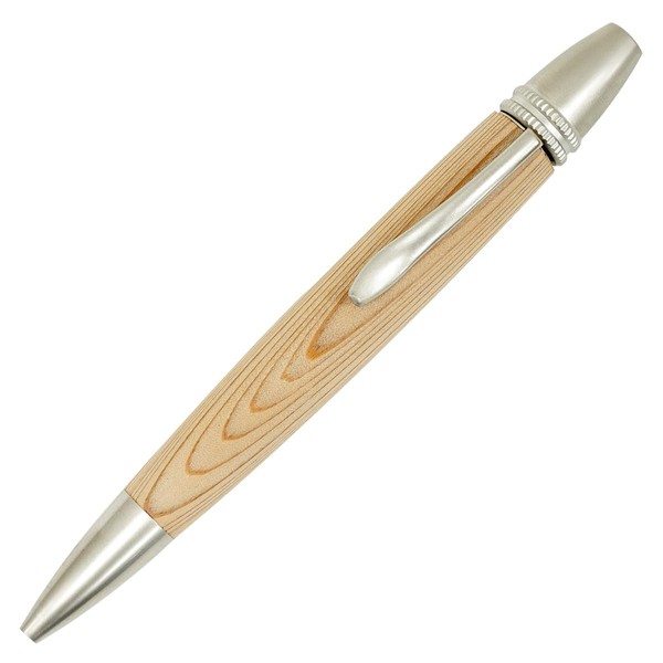Luminio Wooden Axis Ballpoint Pen, Jet Stream, Thick Shank, Made